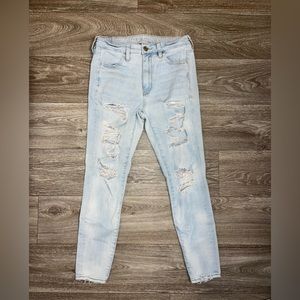 American Eagle Outfitters Stretch Super Hi-Rise jegging cropped, Size: Regular 6